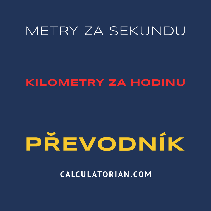 Jak Zamienić Metry Na Sekundę Na Kilometry Na Godzinę Převést Z Metry Za Sekundu Na Kilometry Za Hodinu